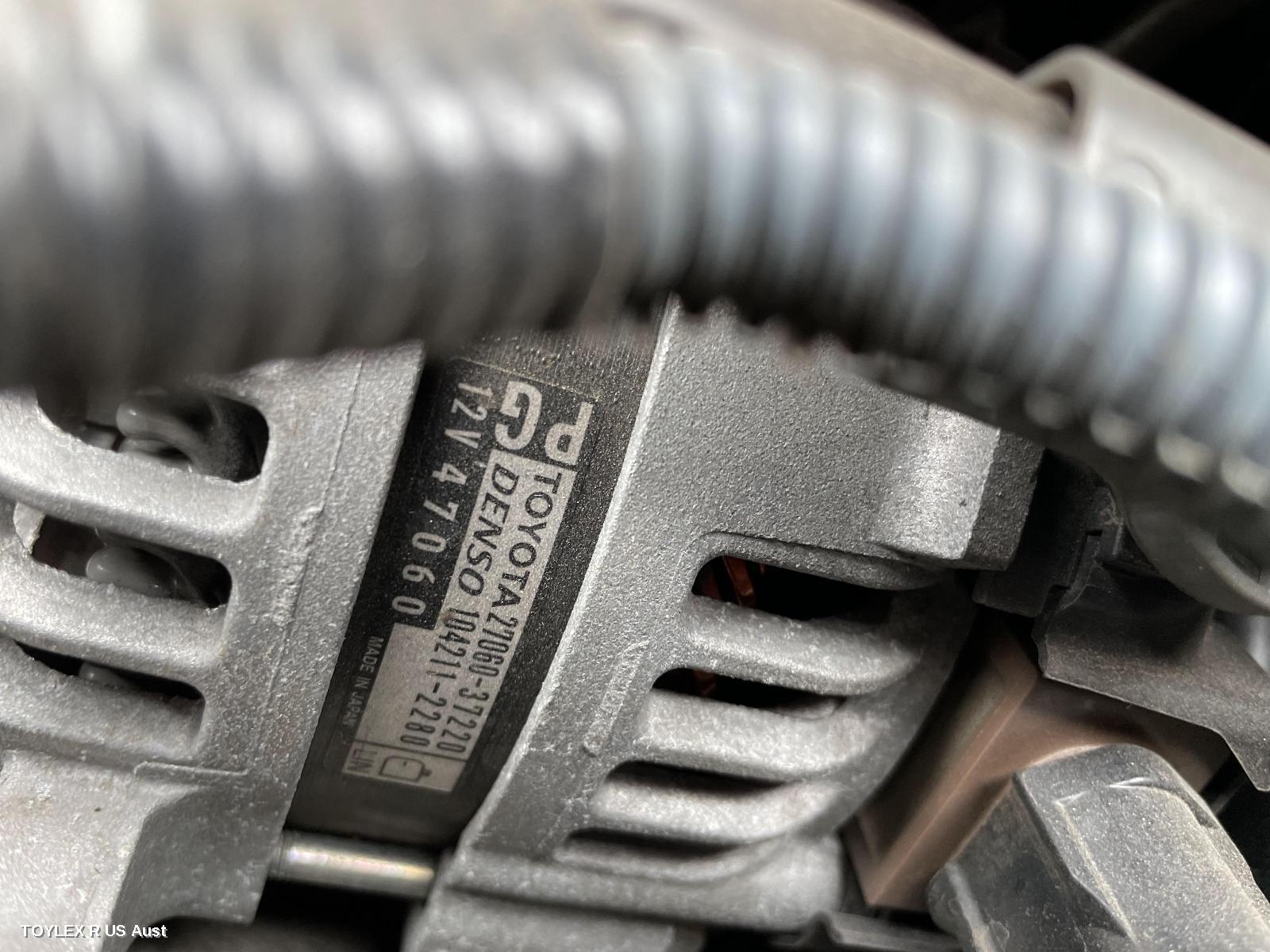 TOYOTA COROLLA 2016 Alternator PETROL, 1.8, 2ZR-FE, 1 PIN TYPE, ZRE182R, HATCH