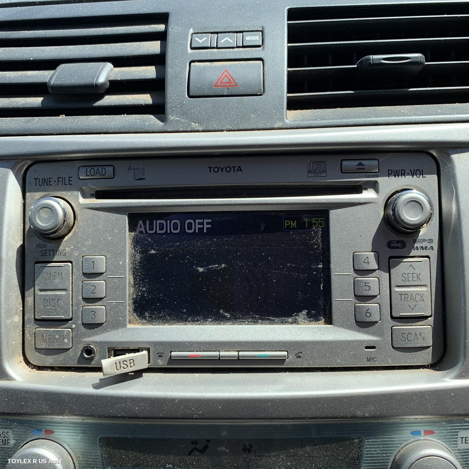 TOYOTA CAMRY 2011 Radio/Cd/Dvd/Sat/Tv CD STACKER-6 DISC, ACV40, W/ BLUETOOTH & REVERSE CAMERA TYPE