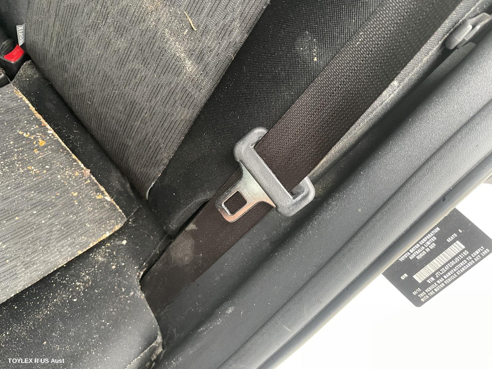 TOYOTA RUKUS 2012 Seatbelt/Stalk LH REAR, SEAT BELT ONLY, AZE151R