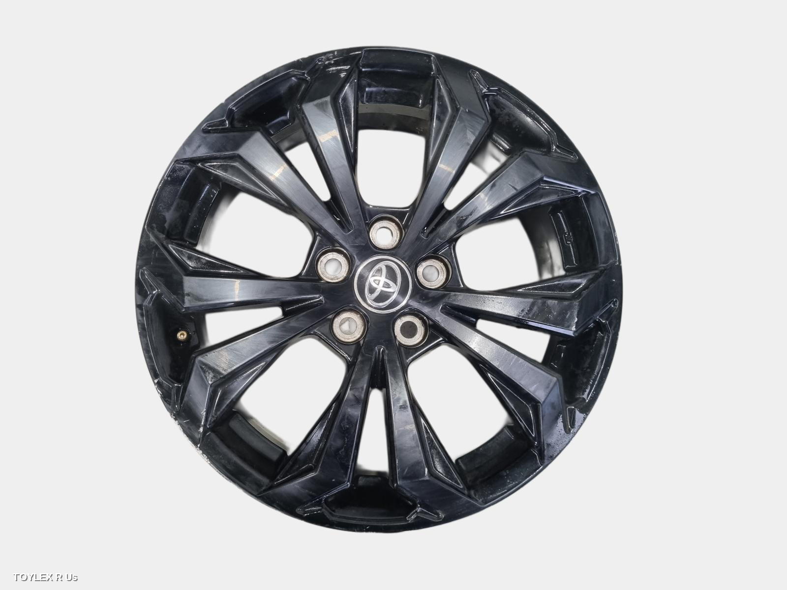 TOYOTA RAV4 2022 Wheel Mag FACTORY, 18X7IN, 5 V SPOKE, BLACK, XA50