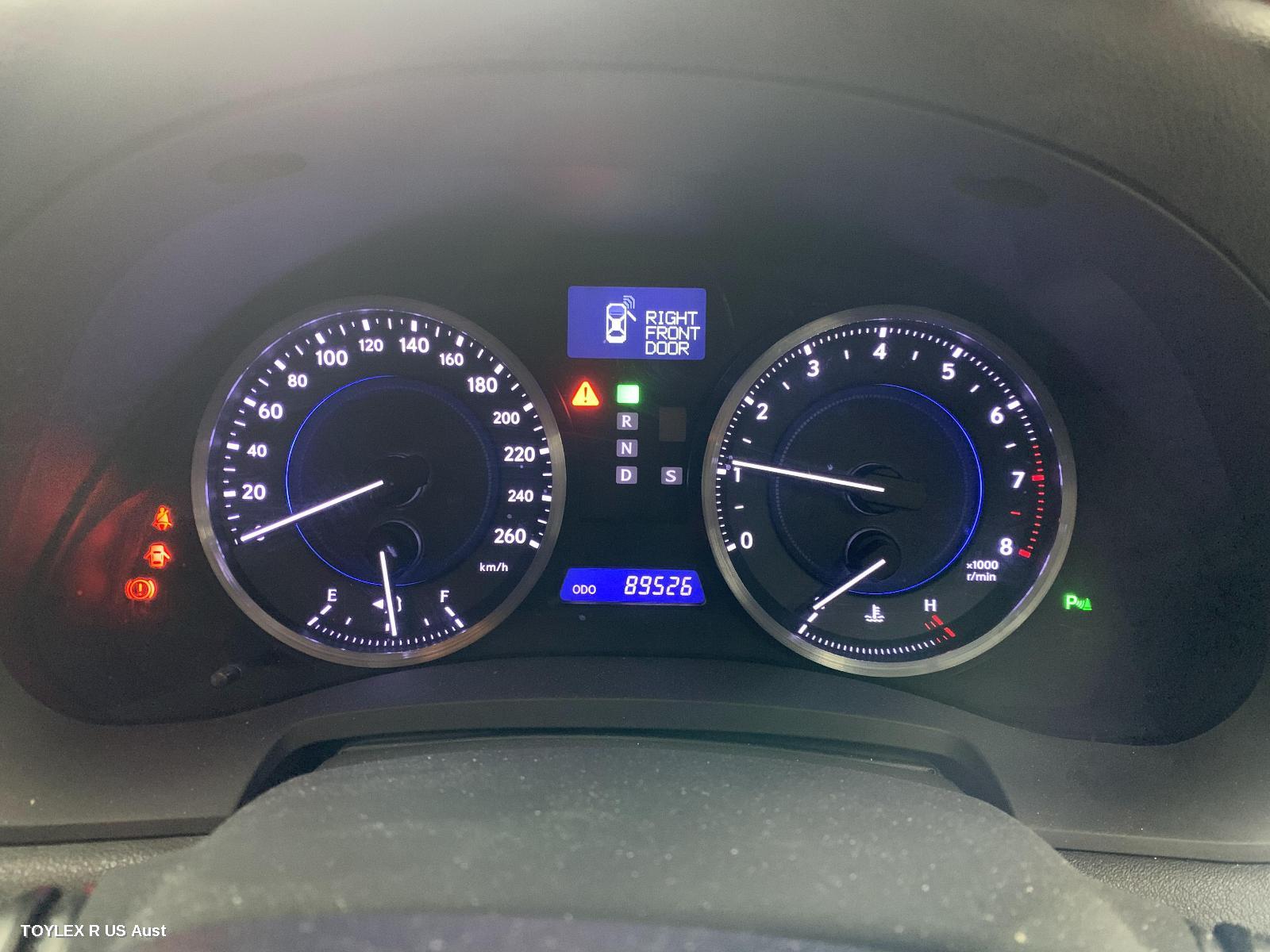 LEXUS IS250/IS250C 2012 Instrument Cluster AUTO T/M, GSE20R