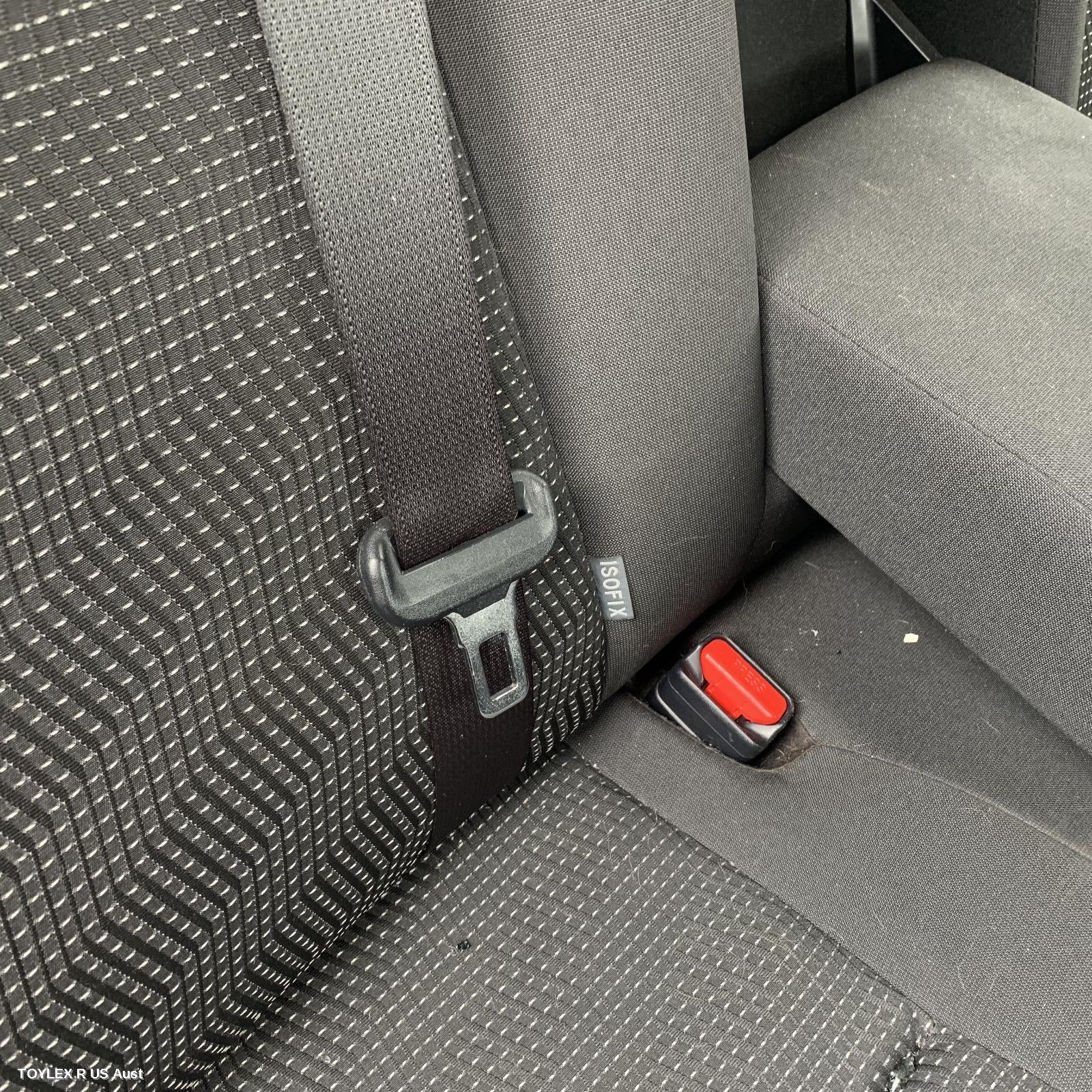 TOYOTA COROLLA 2014 Seatbelt/Stalk LH REAR, SEAT BELT STALK ONLY, ZRE182R, HATCH