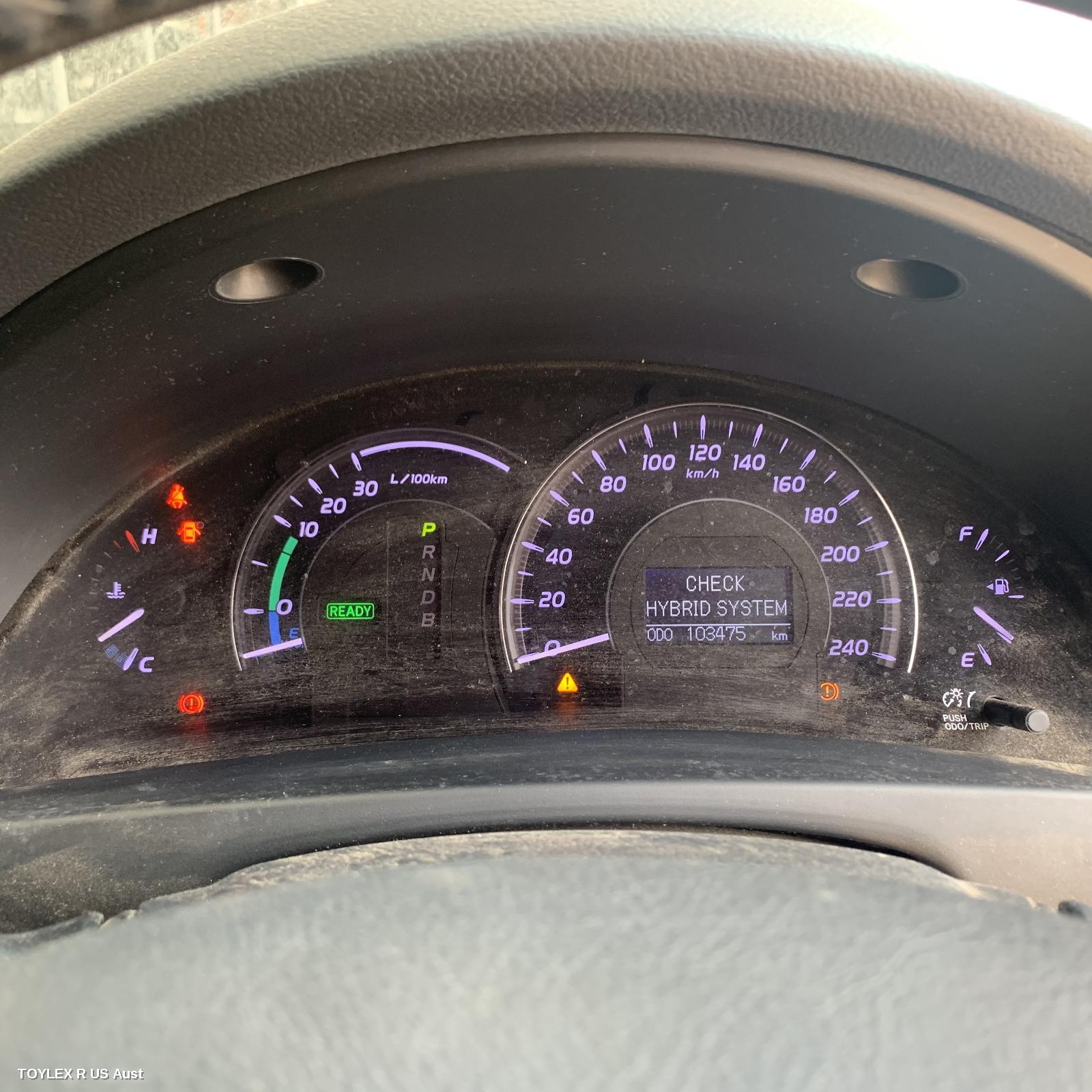 TOYOTA CAMRY 2010 Instrument Cluster INSTRUMENT CLUSTER, HYBRID, AHV40