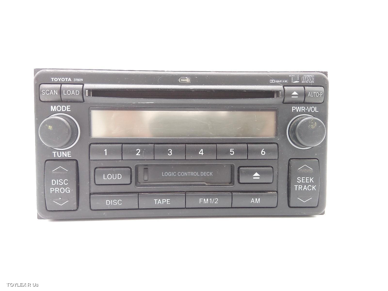TOYOTA RAV4 2004 Radio/Cd/Dvd/Sat/Tv 6 DISC CD STACKER (P/N ON FACE 37809), ACA2#R