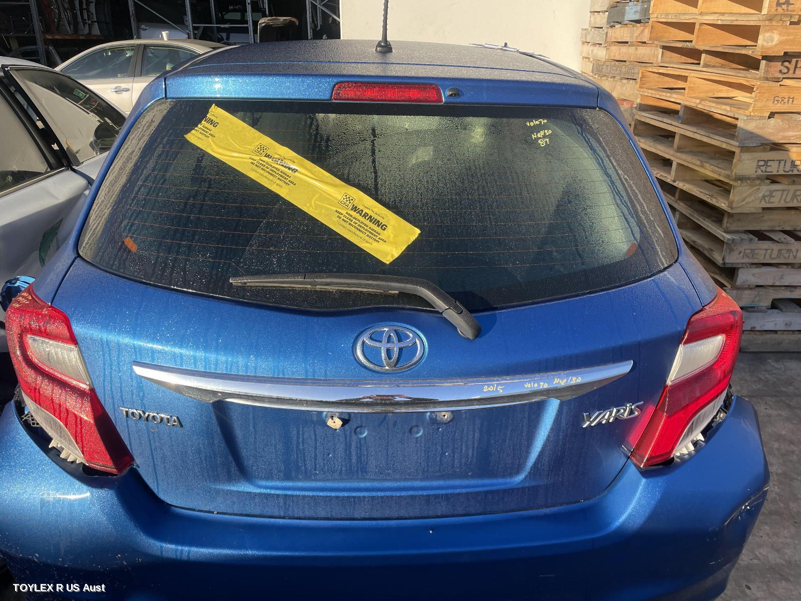 TOYOTA YARIS 2015 Bootlid/Tailgate TAILGATE, NCP13#, ASCENT/SX, HATCH, NON SPOILER TYPE