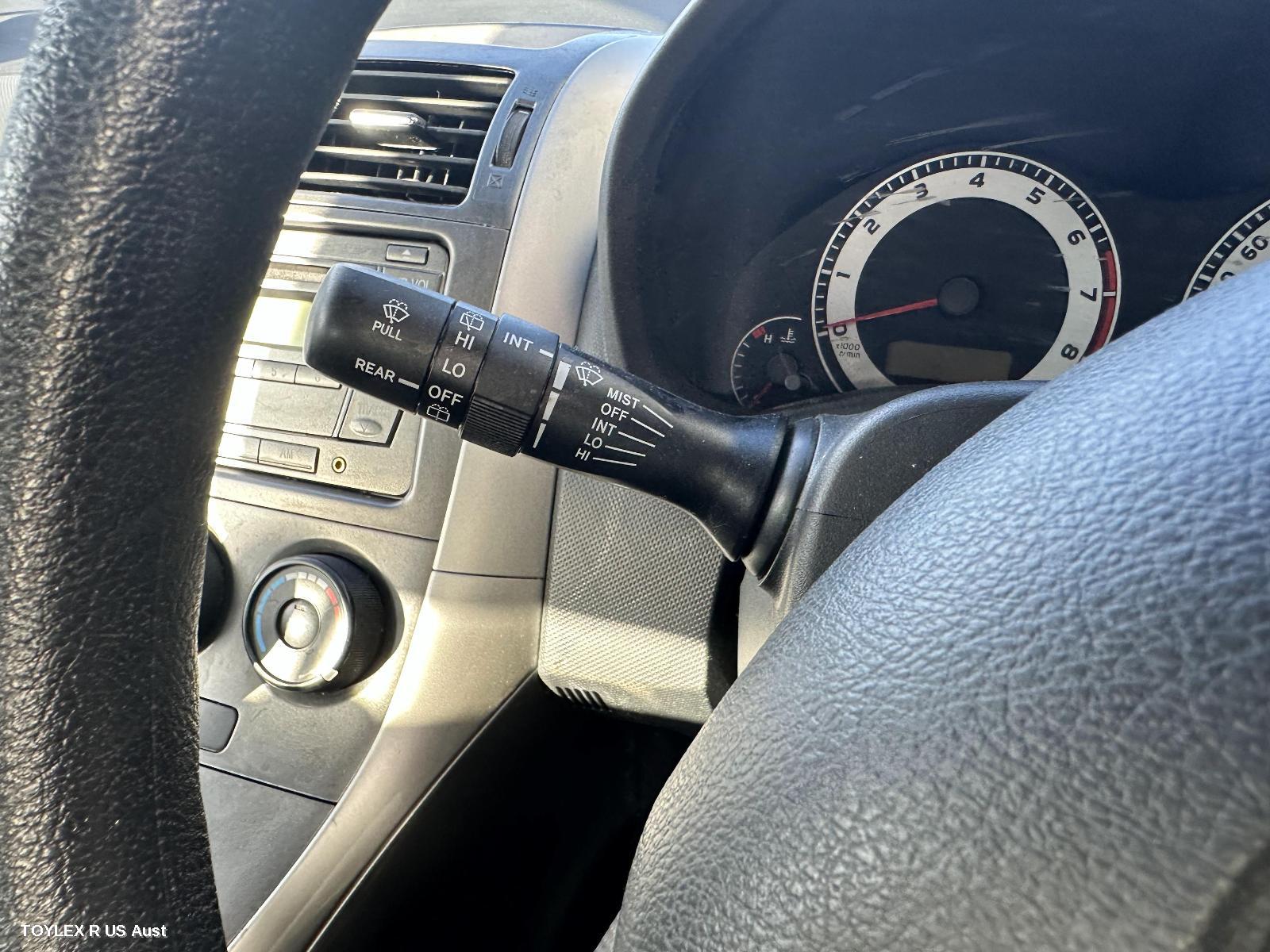 TOYOTA COROLLA 2008 Combination Switch WIPER SWITCH, ZRE152R, HATCH, NON RAIN SENSOR TYPE