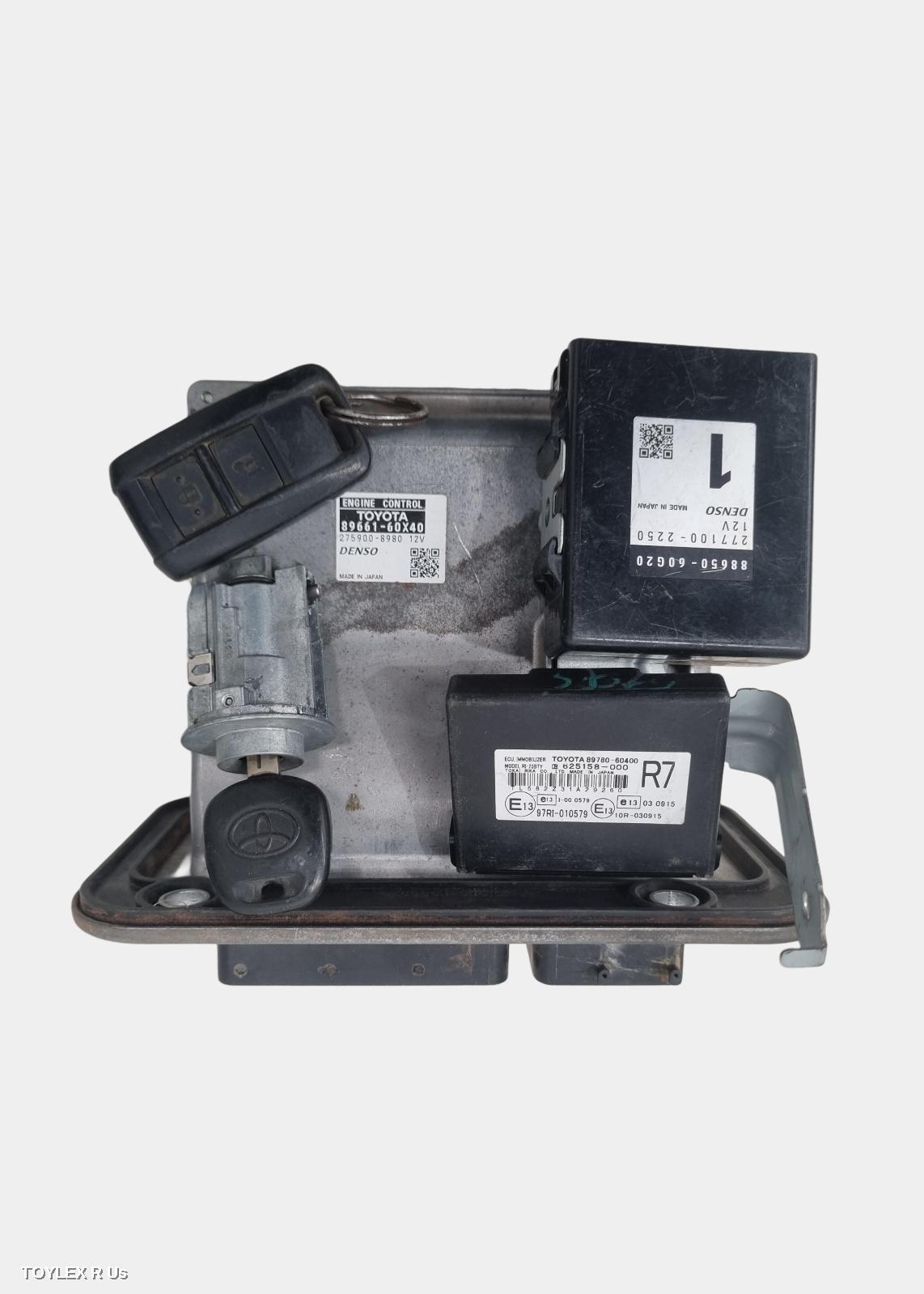 TOYOTA LANDCRUISER 2011 Ecu 70 SERIES (MY07 UPDATE), ENGINE ECU, 4.5, DIESEL, P/N 89661-60X40, SEC SET (ECU/IMM/READER/KEY)