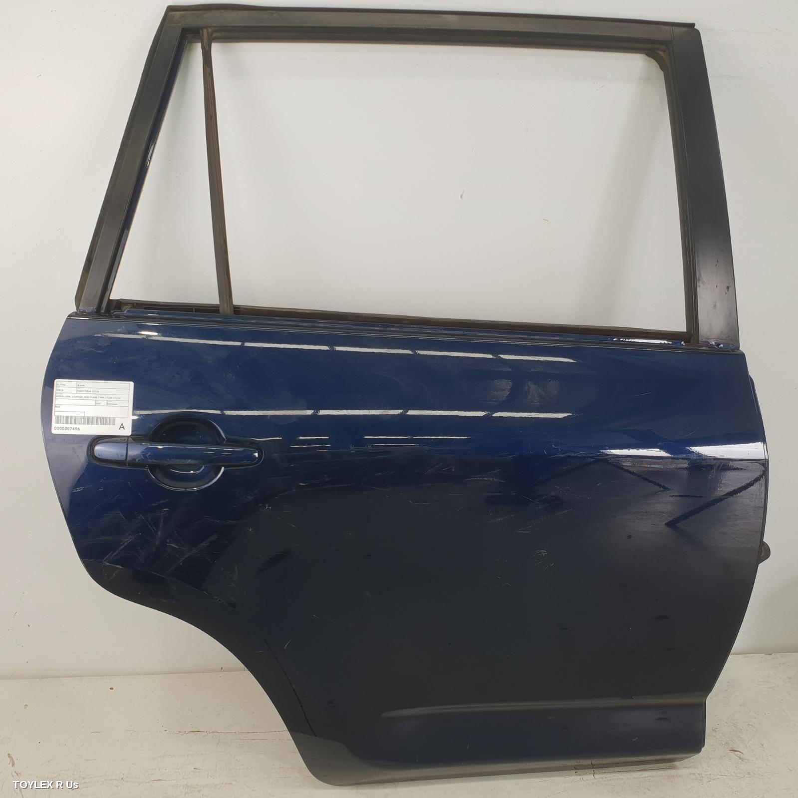 TOYOTA RAV4 2007 Right Rear Door Sliding ACA33, LWB, CV/EDGE, NON FLARE TYPE