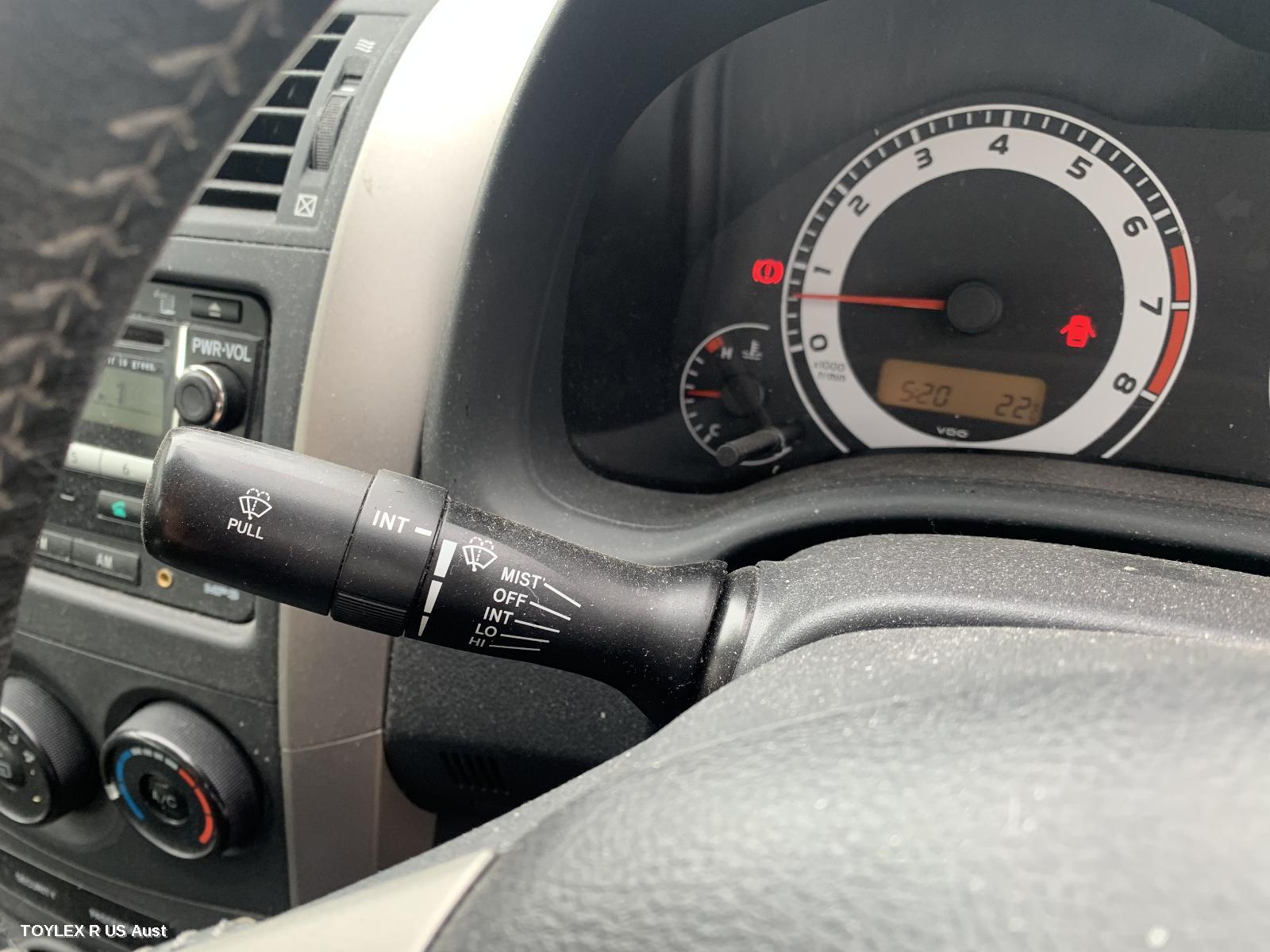TOYOTA COROLLA 2007 Combination Switch WIPER SWITCH, ZRE152/153R, SEDAN, NON RAIN SENSOR TYPE