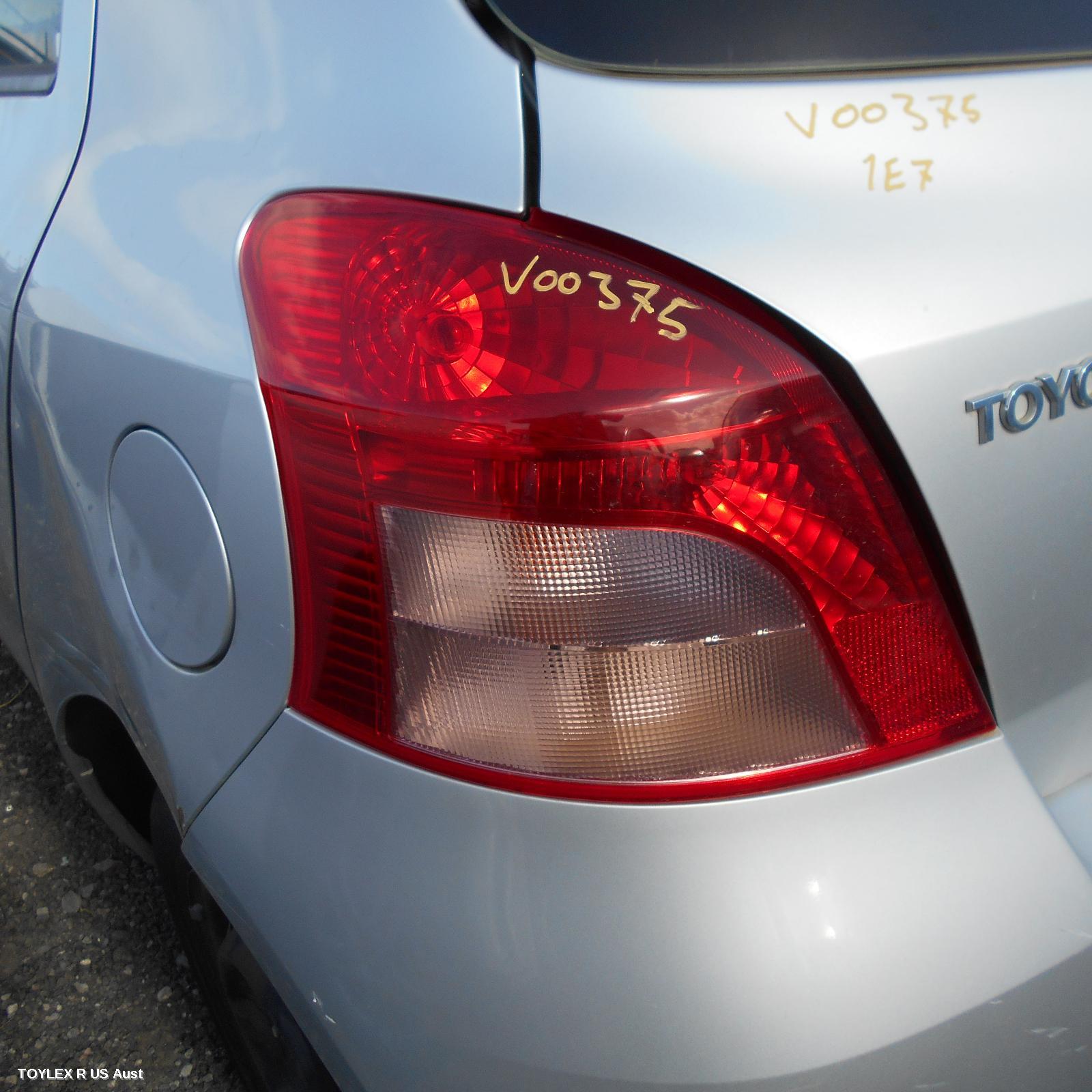 TOYOTA YARIS 2008 Left Taillight NCP9#, HATCH, LENS# 52-142, JAP TYPE, 10/05-08/08 (AUS ONLY)