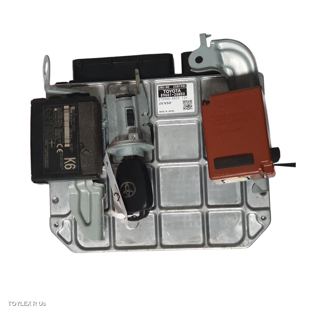 TOYOTA HIACE 2012 Ecu ENGINE ECU, 3.0, 1KD-FTV, DIESEL, P/N 89661-26N00, SEC SET (ECU/IMM/READER/KEY), KDH