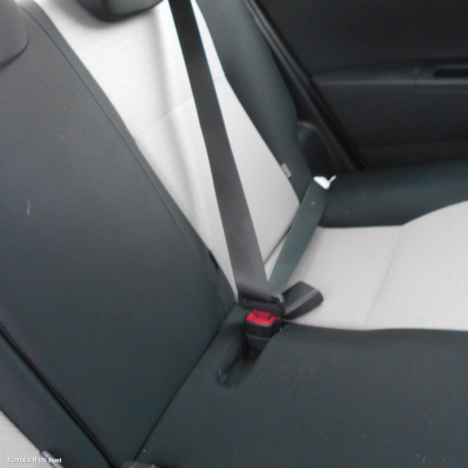 TOYOTA YARIS 2011 Seatbelt/Stalk LH REAR, SEAT BELT ONLY, 5DR HATCH, NCP13#