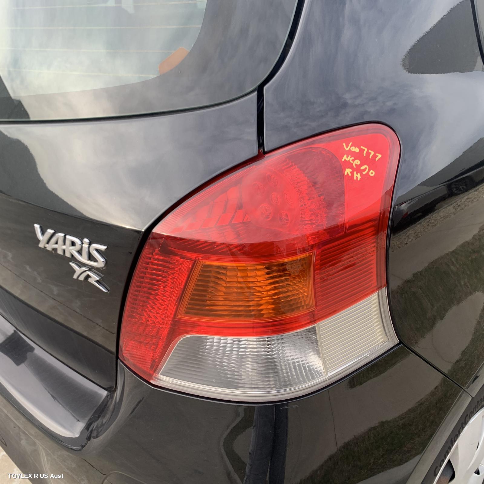 TOYOTA YARIS 2009 Right Taillight NCP9#, HATCH, LED, UPPER TYPE, LENS# 52-187
