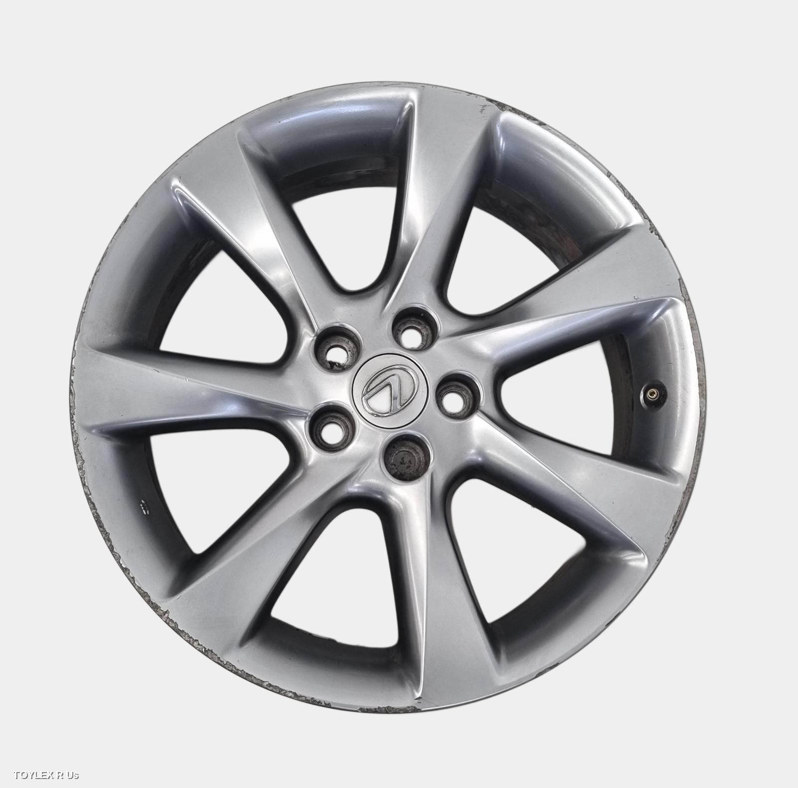 LEXUS RX SERIES 2010 Wheel Mag FACTORY, 19X7.5IN, 7 SPOKE, RX350/RX450H, AL10