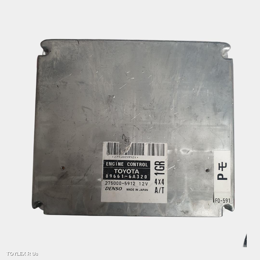 TOYOTA PRADO 2003 Ecu 120 SERIES, ENGINE ECU, 4.0, PETROL, 1GR-FE, AUTO (4SPD), P/N 896616A320, ECU ONLY