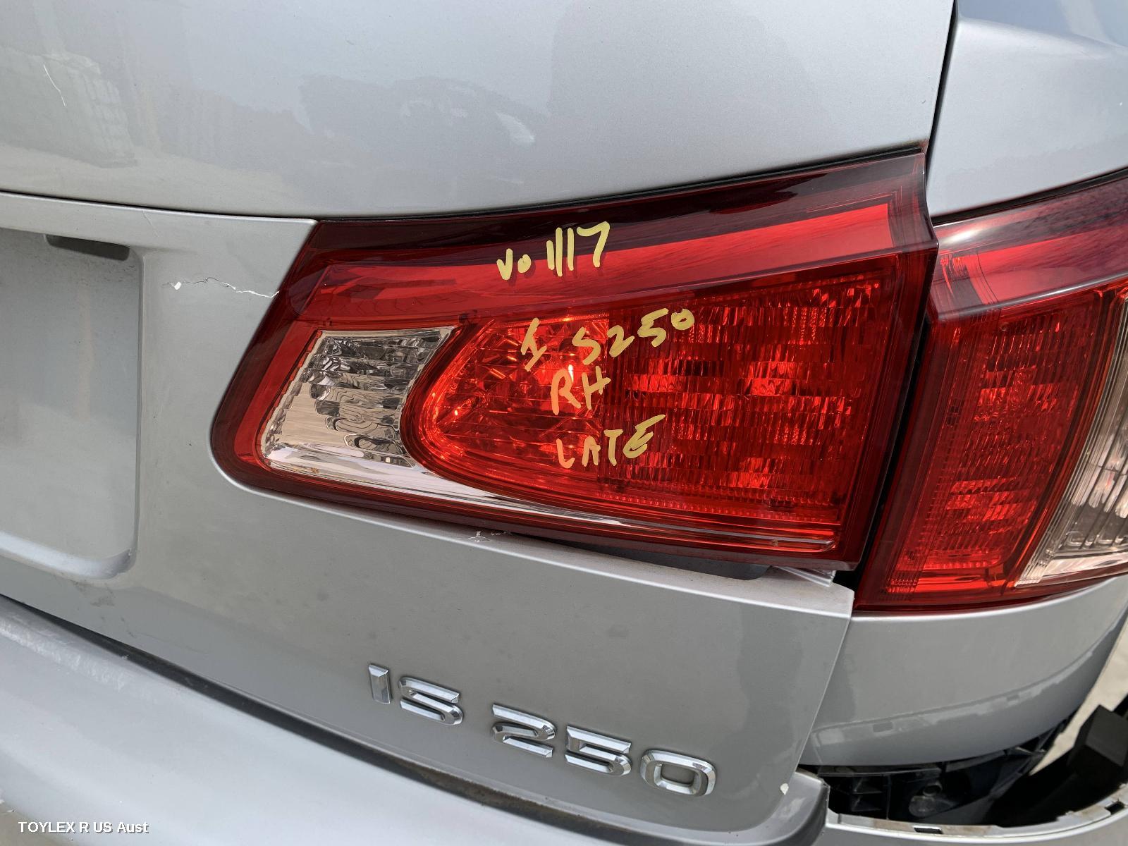 LEXUS IS250/IS250C 2012 Rear Garnish IS250/IS350, BOOTLID LAMP (RH SIDE), GSE20R/GSE21R, SEDAN