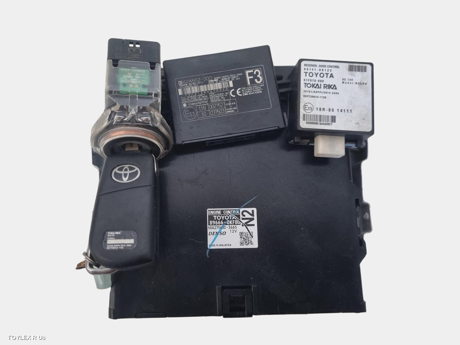 TOYOTA HILUX 2023 Ecu ENGINE ECU, 2.7, 2TR-FE, PETROL, AUTO T/M, ECU ONLY