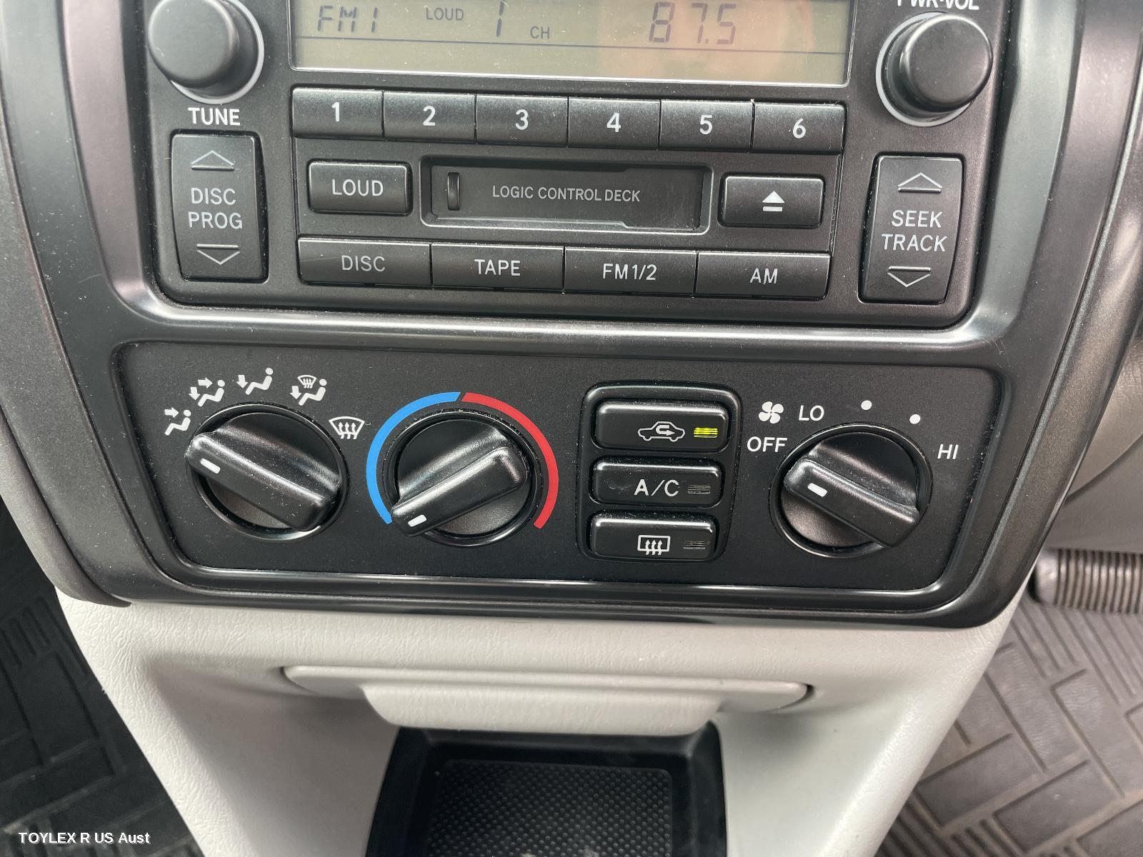 TOYOTA AVALON 2005 Heater/Ac Controls STANDARD CONTROL UNIT, MCX10R