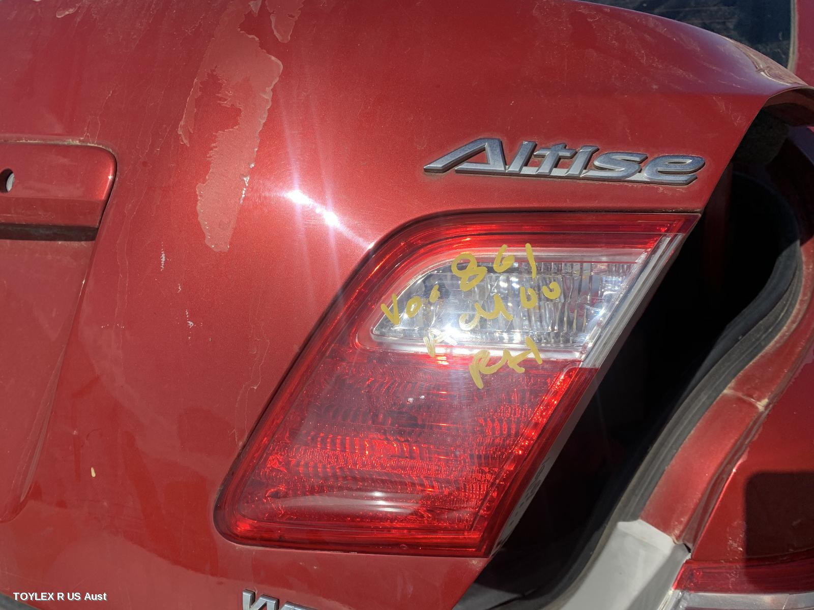 TOYOTA CAMRY 2007 Rear Garnish BOOTLID LAMP (RH SIDE), ACV40/SPORTIVO