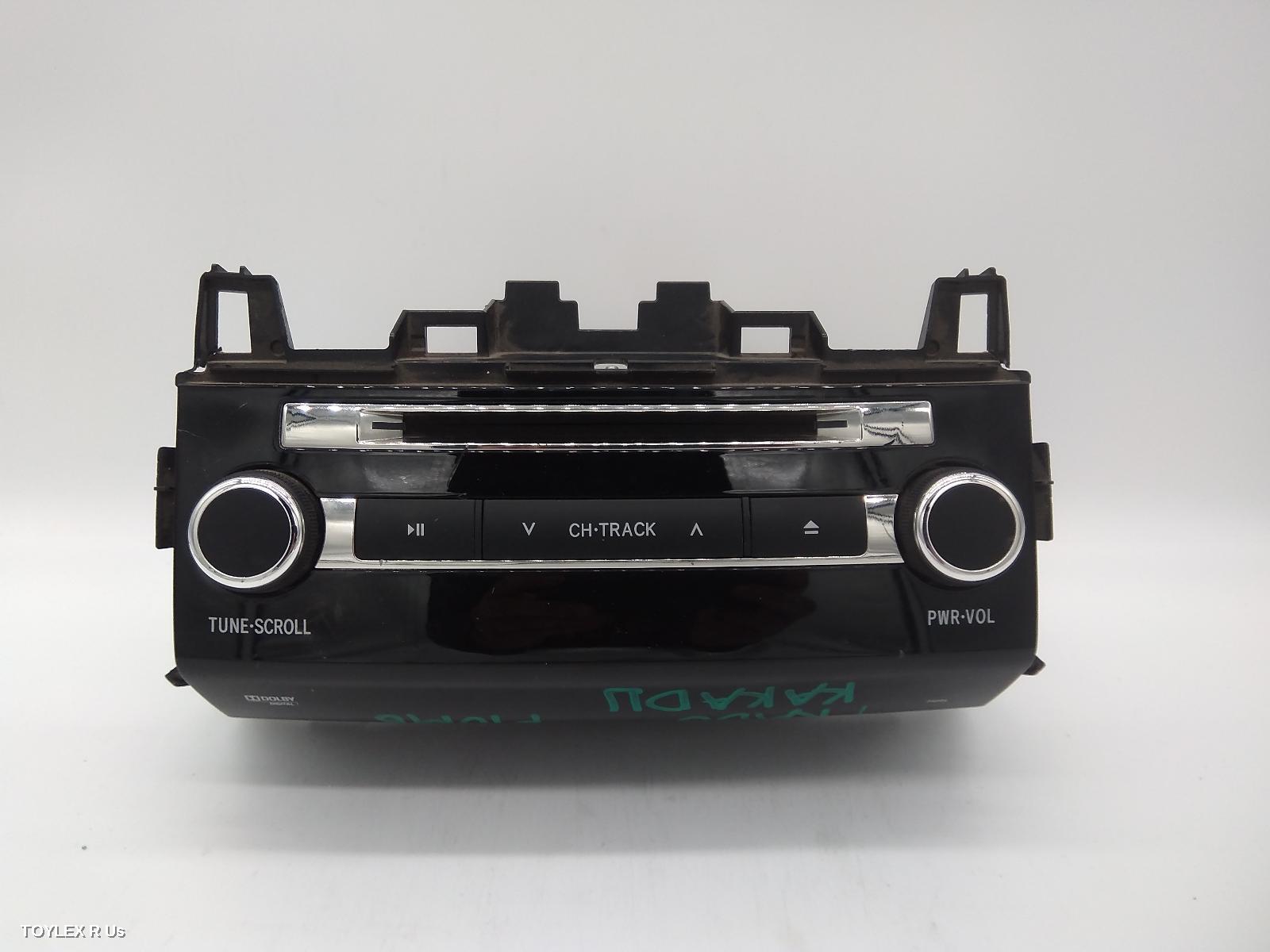 TOYOTA LANDCRUISER 2013 Radio/Cd/Dvd/Sat/Tv 200 SERIES, CD STACKER - 6 DISC IN DASH
