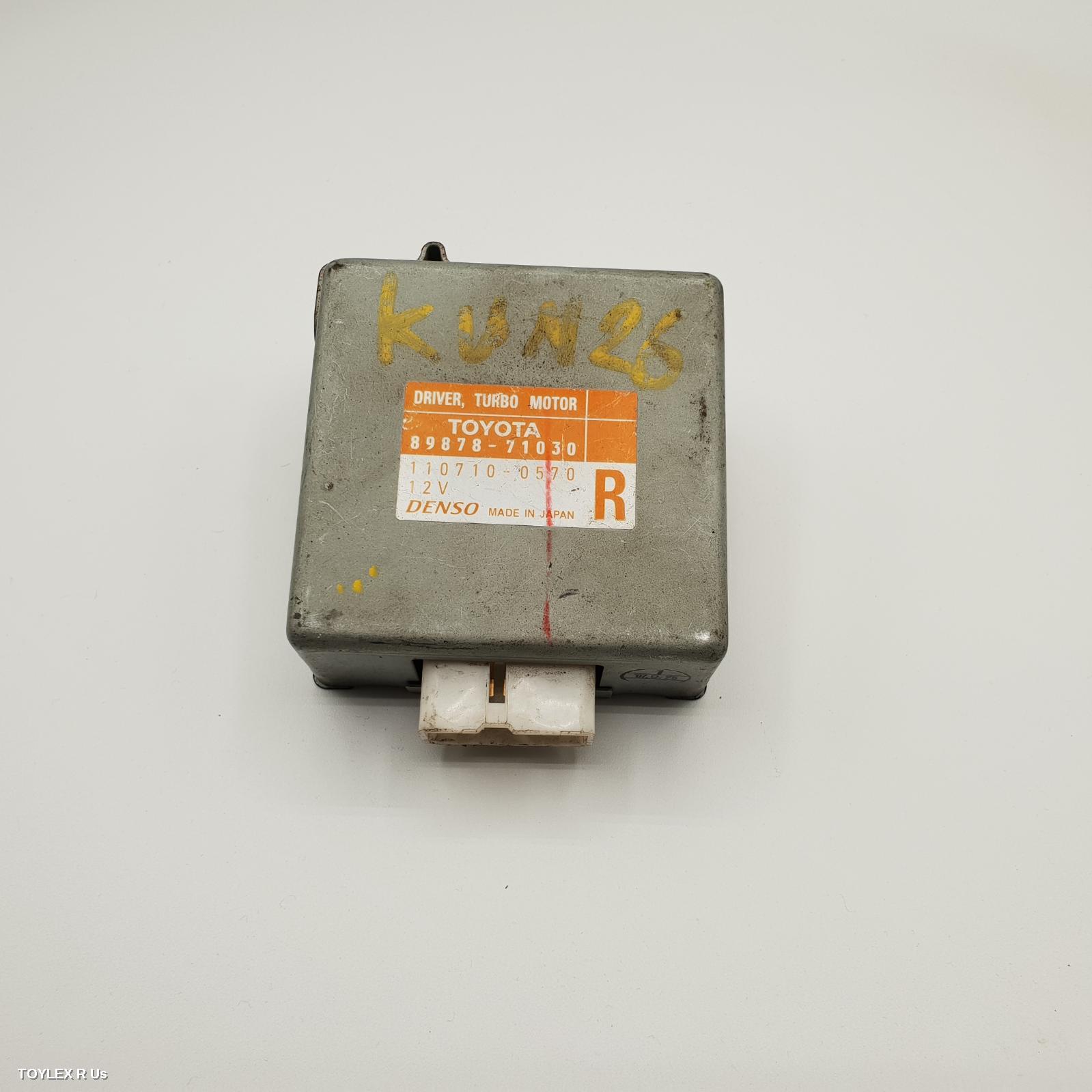 TOYOTA HILUX 2011 Ecu MODULE FOR TURBO DRIVER, 3.0, 1KD-FTV, DIESEL, P/N 89878-71030