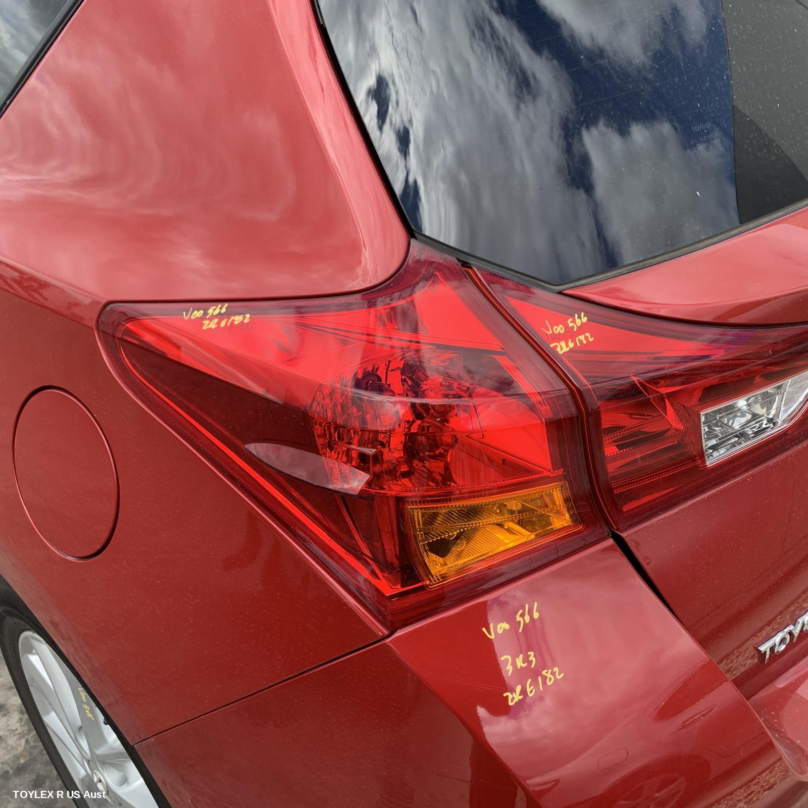 TOYOTA COROLLA 2013 Left Taillight ZRE182R, HATCH