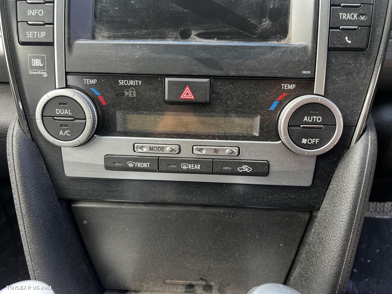 TOYOTA CAMRY 2014 Heater/Ac Controls ASV50/AVV50, CLIMATE CONTROL TYPE