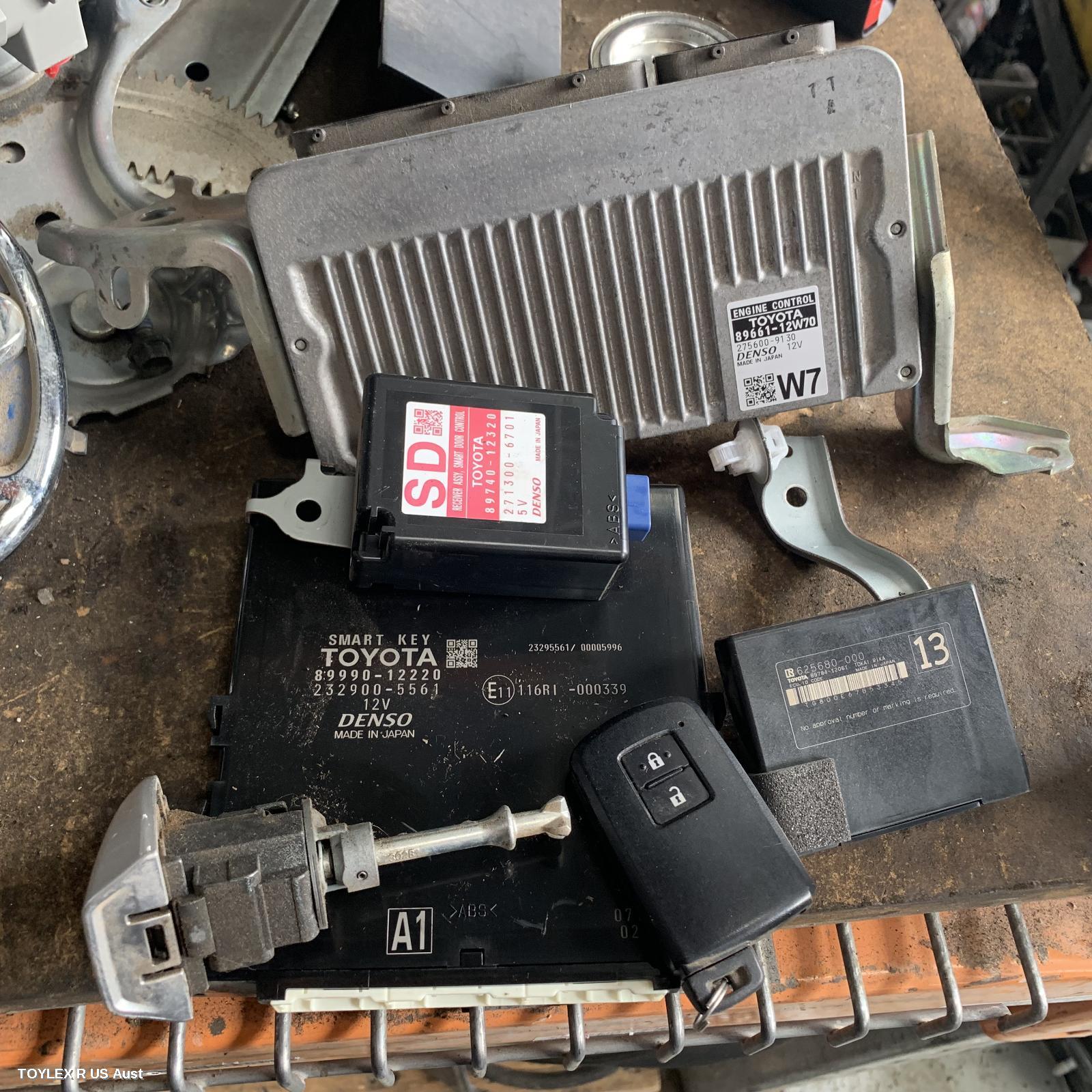 TOYOTA PRIUS 2009 Ecu ENGINE ECU, 1.8, 2ZR-FXE, P/N 89661-47280, ECU ONLY, ZVW30R