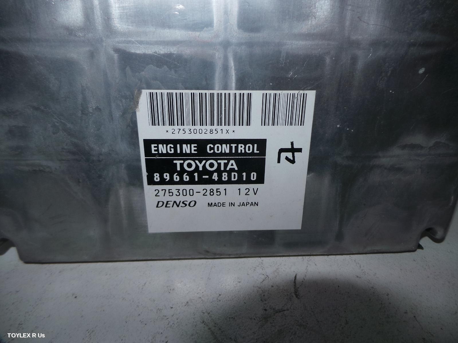 TOYOTA KLUGER 2010 Ecu GSU45, ENGINE ECU, 3.5, 2GR-FE, PETROL, P/N 8966148D10, ECU ONLY