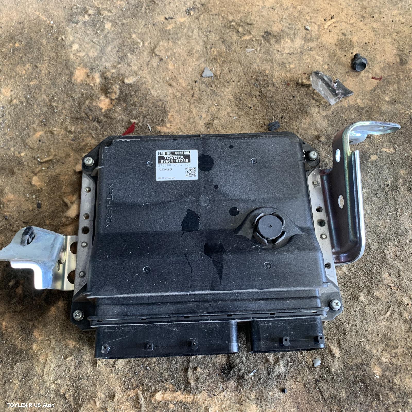 TOYOTA PRIUS 2009 Ecu ENGINE ECU, 1.8, 2ZR-FXE, P/N 89661-47280, ECU ONLY, ZVW30R