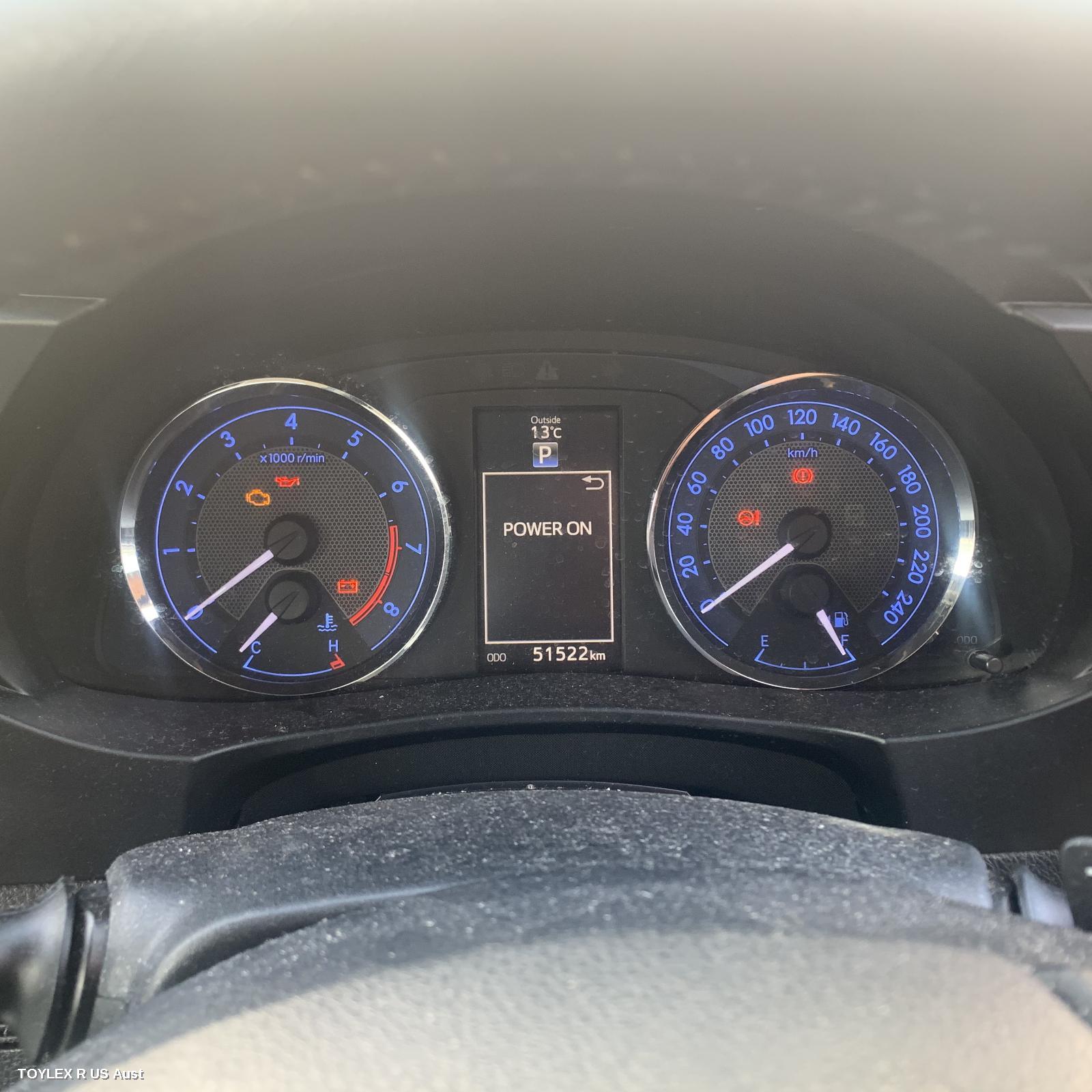 TOYOTA COROLLA 2016 Instrument Cluster AUTO T/M, SX/ZR, ZRE172R, SEDAN