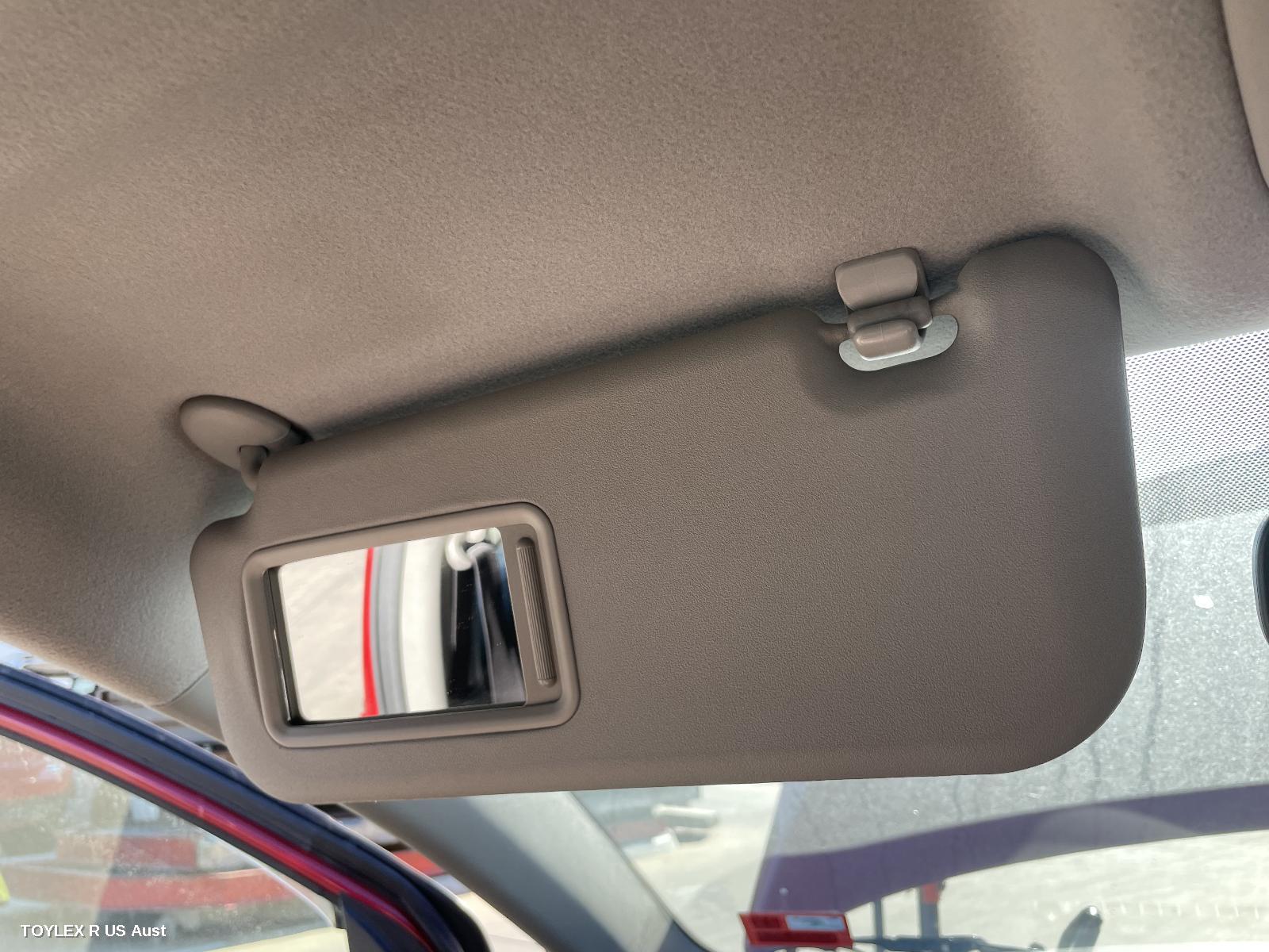 TOYOTA YARIS 2009 Sunvisor NCP9#, LH SIDE, W/ MIRROR TYPE