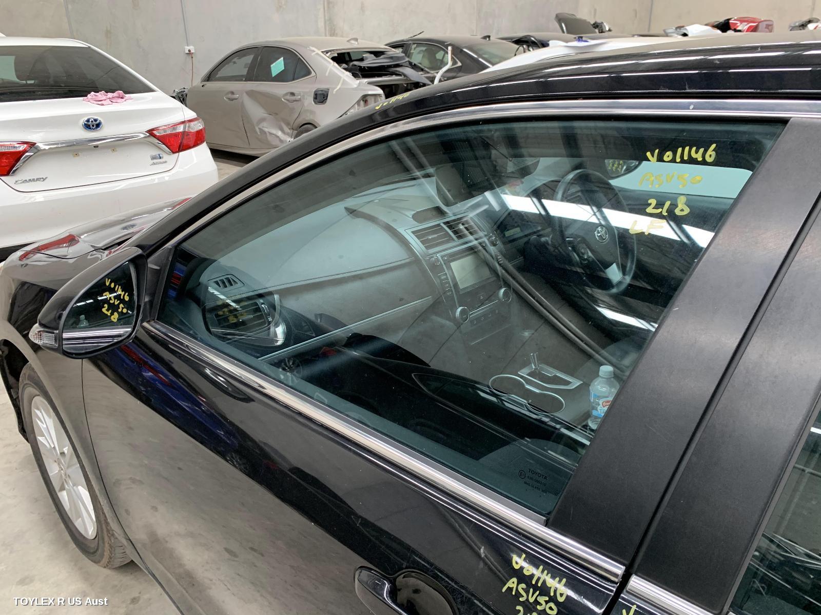 TOYOTA CAMRY 2014 Left Front Door Window ASV50/AVV50, POWER