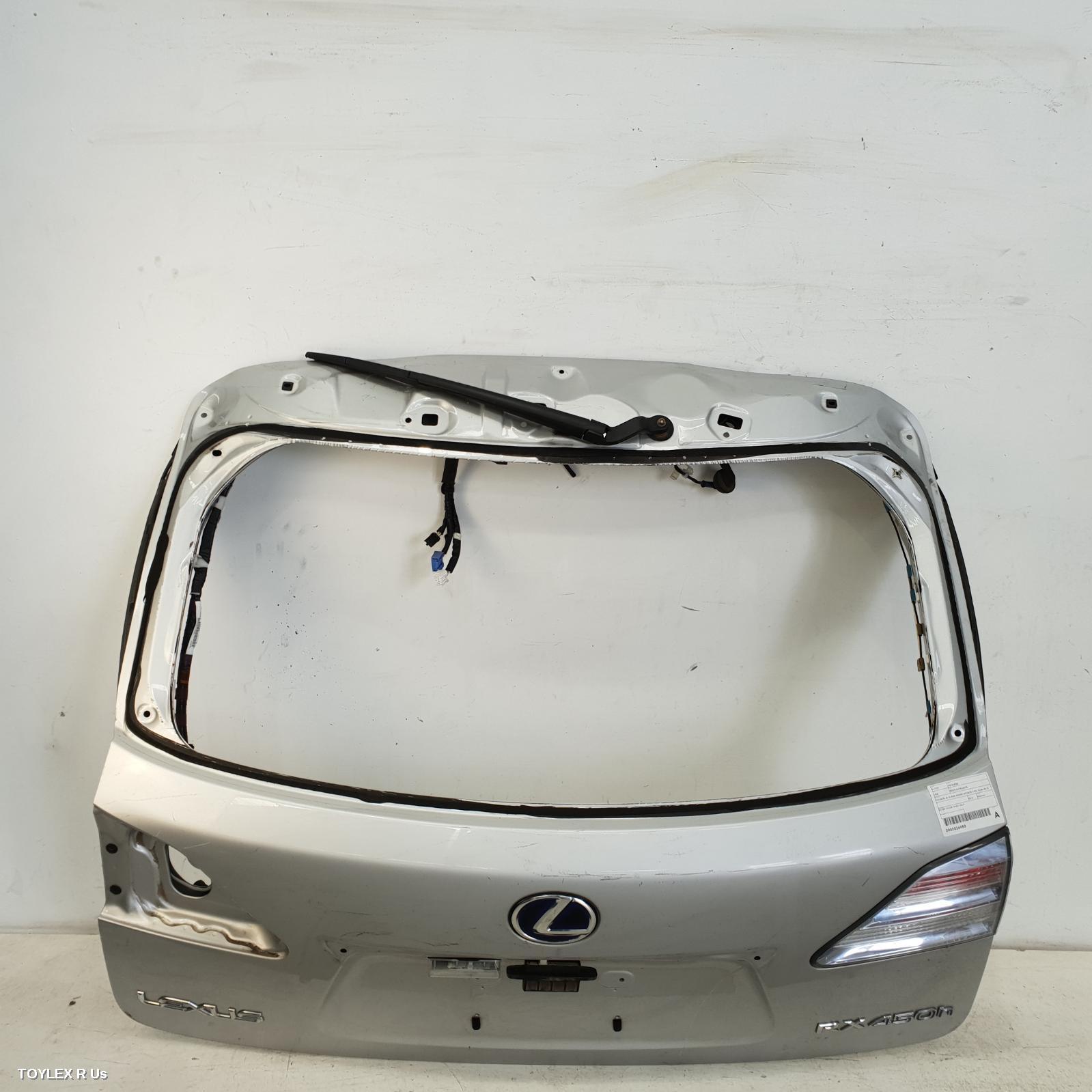 LEXUS RX SERIES 2010 Bootlid/Tailgate TAILGATE, AL10, NON POWER LIFTGATE TYPE