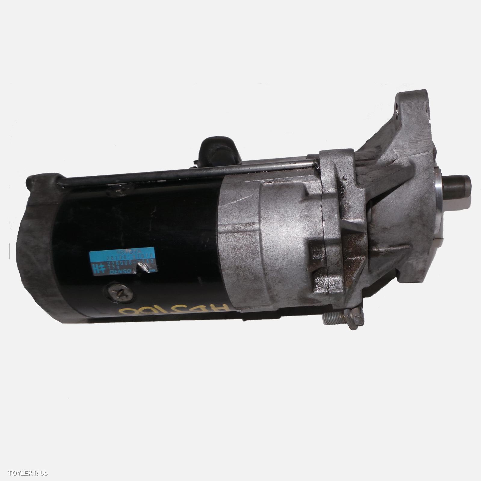 TOYOTA LANDCRUISER 2003 Starter 78/80/100 SERIES, DIESEL, 4.2, 1HD-FT, TURBO