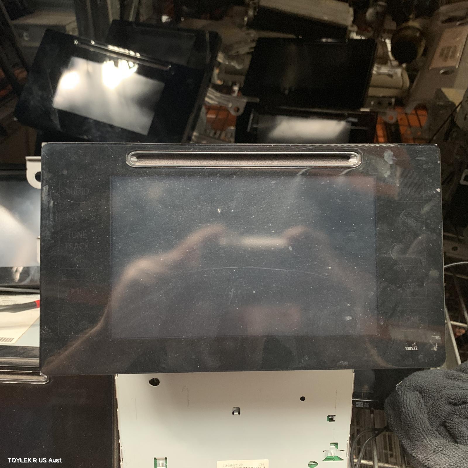 TOYOTA COROLLA 2016 Radio/Cd/Dvd/Sat/Tv 7IN TOUCHSCREEN (P/N ON FACE 100522), ZRE182R, HATCH