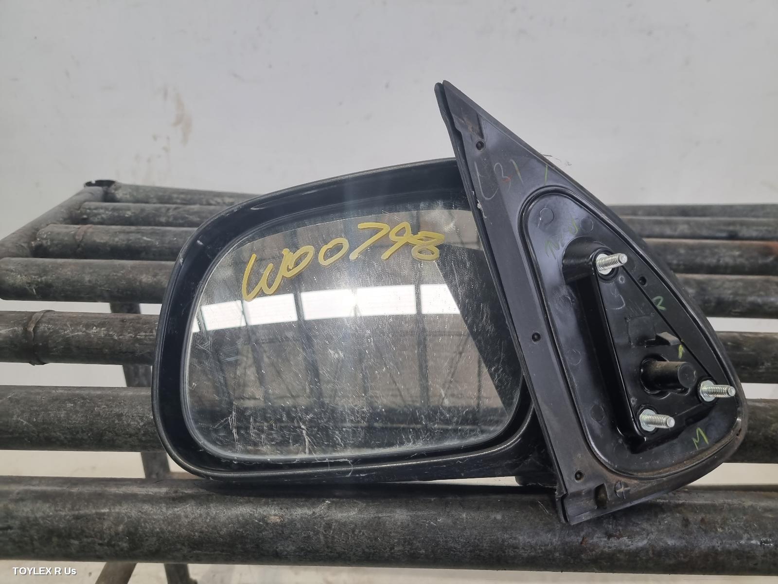 TOYOTA HILUX 2007 Left Door Mirror MANUAL, BLACK