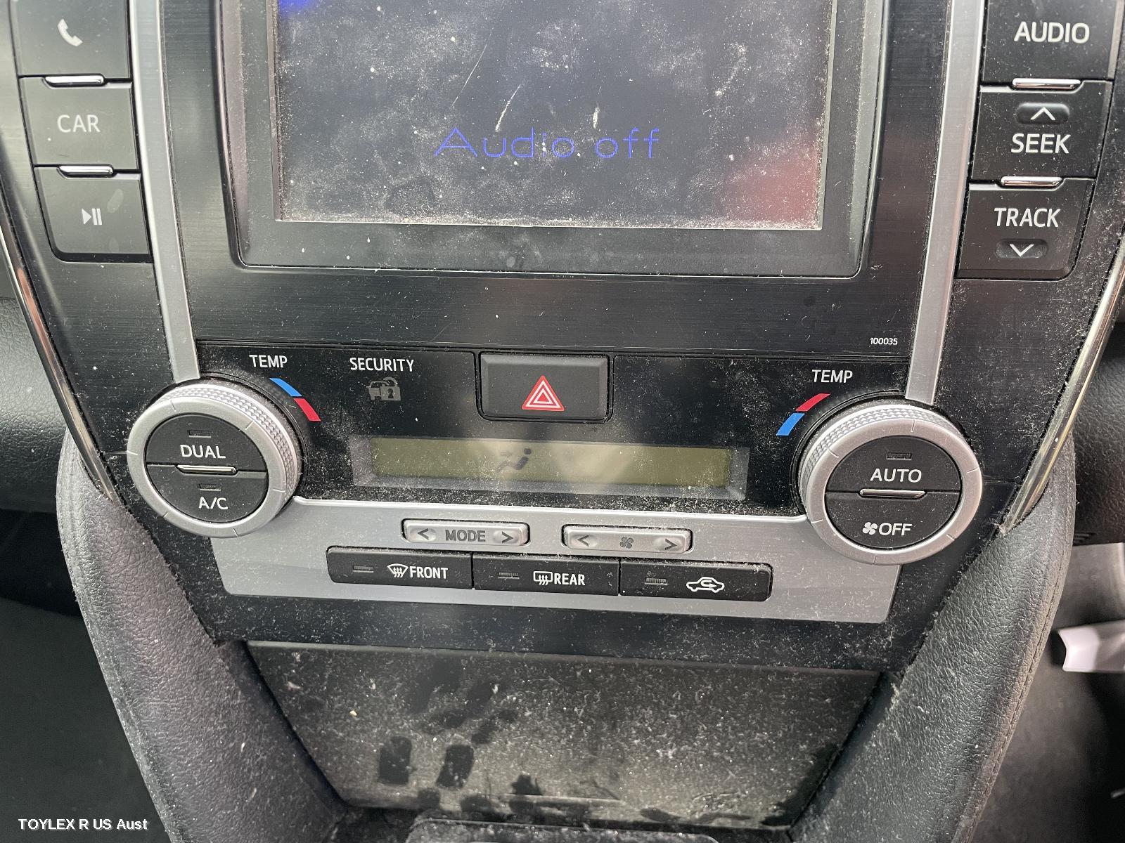 TOYOTA CAMRY 2014 Heater/Ac Controls ASV50/AVV50, CLIMATE CONTROL TYPE