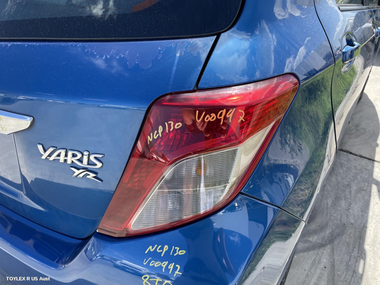 TOYOTA YARIS 2013 Right Taillight NCP13#, HATCH