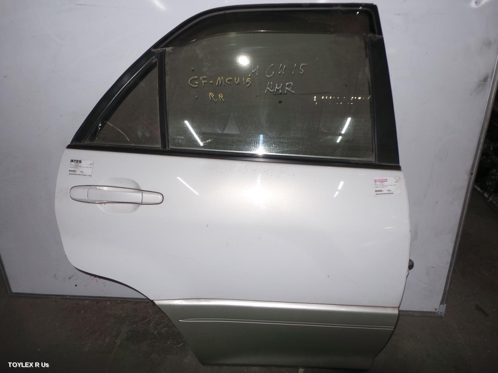 LEXUS RX300 2001 Right Rear Door Sliding HARRIER IMPORT