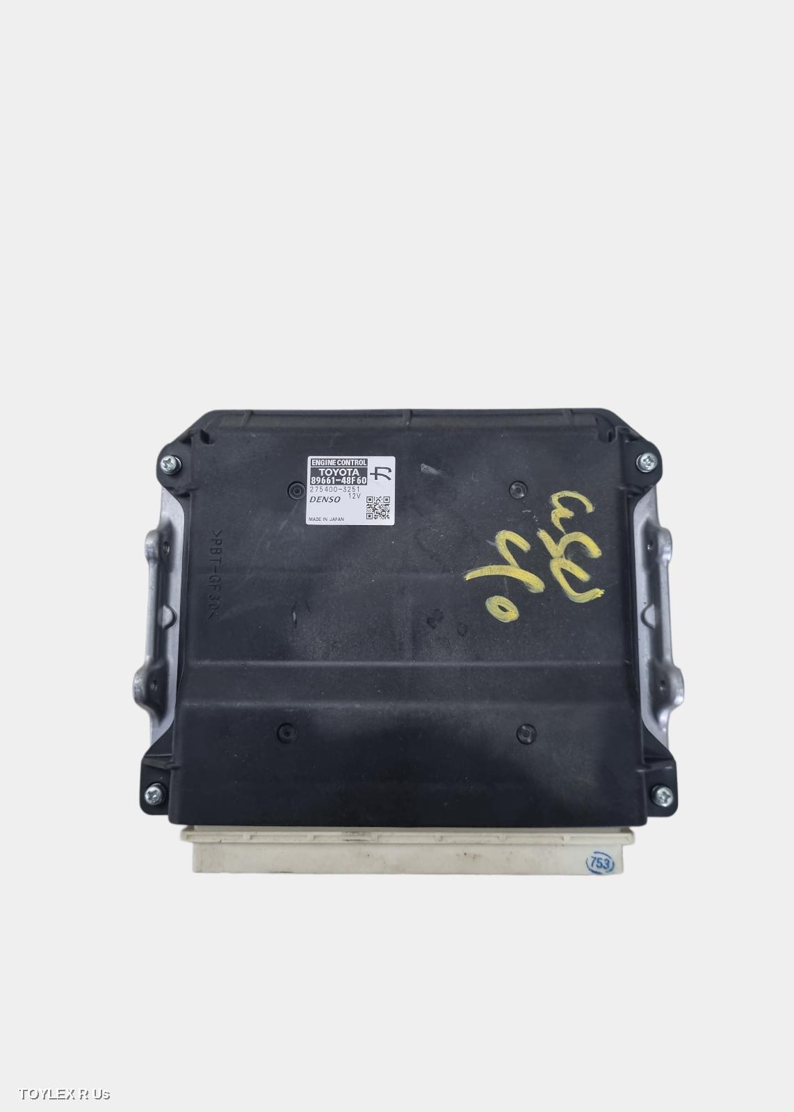 TOYOTA KLUGER 2010 Ecu ENGINE ECU, 3.5, 2GR-FE, GSU40-GSU45, 89661-48F60, ECU ONLY