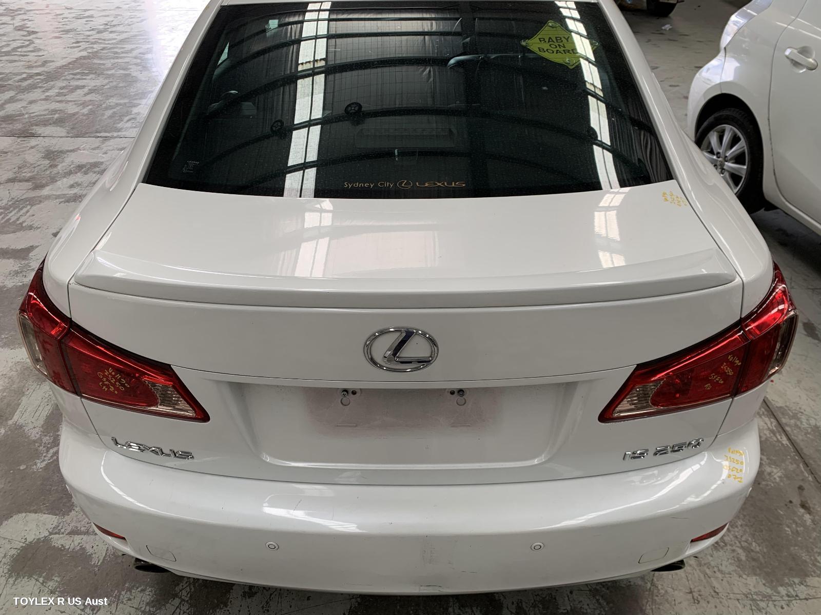 LEXUS IS250/IS250C 2012 Bootlid/Tailgate BOOTLID, IS250/IS350, GSE20R/GSE21R, SEDAN, SPOILERED, W/ REVERSE CAMERA TYPE