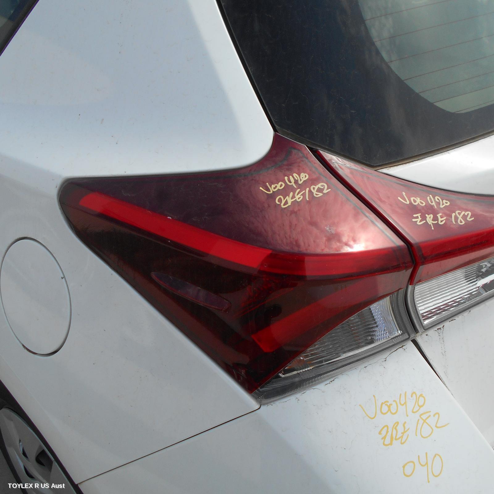 TOYOTA COROLLA 2015 Left Taillight ZRE182R/ZWE186R, HATCH