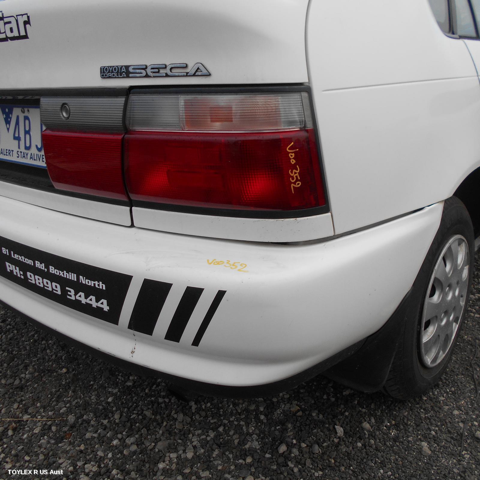 TOYOTA COROLLA 1996 Rear Bumper AE101, SECA