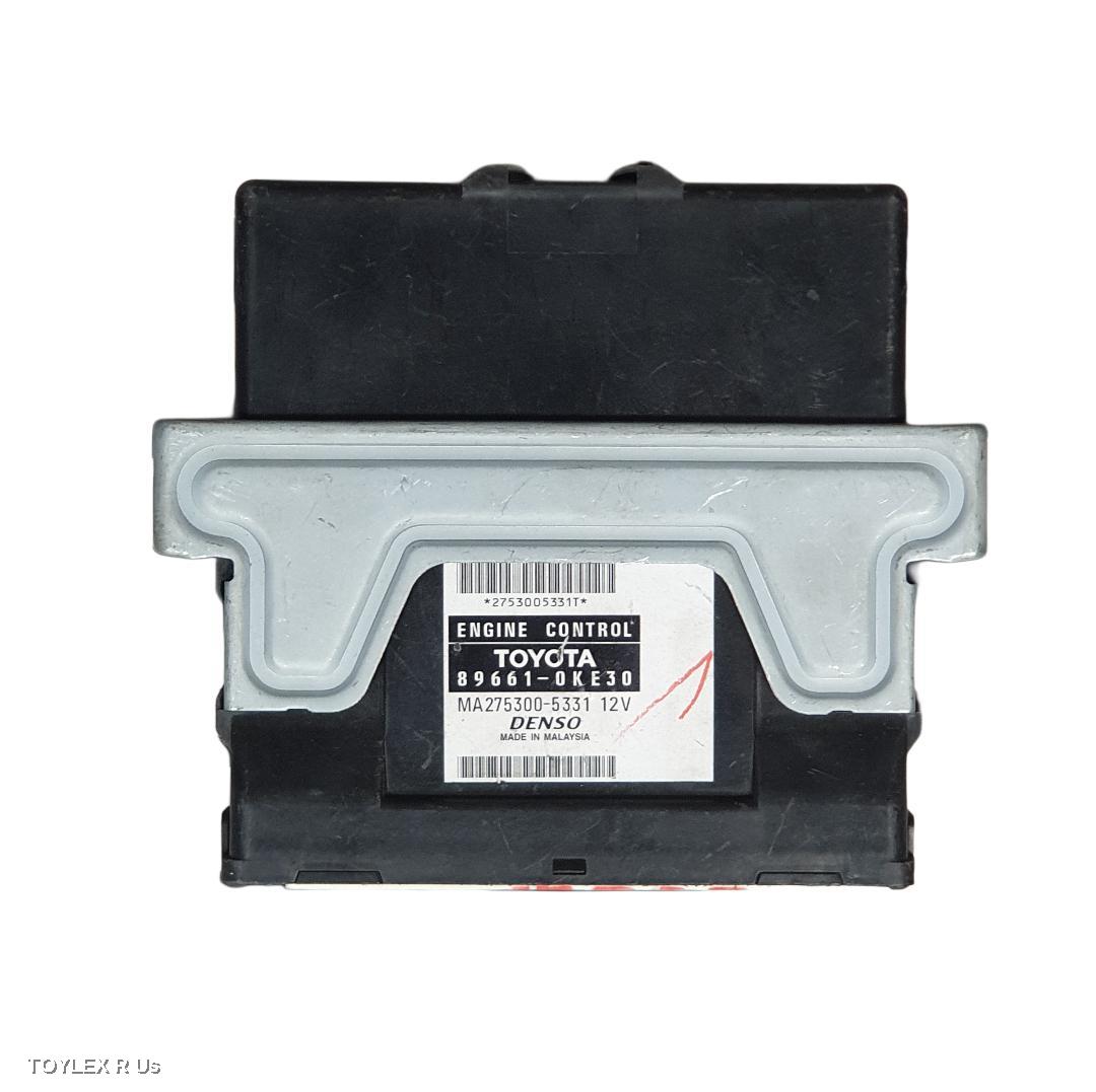 TOYOTA HILUX 2010 Ecu ENGINE ECU, 2.7, 2TR-FE, PETROL, AUTO, 2WD, P/N 896610KE30, ECU ONLY