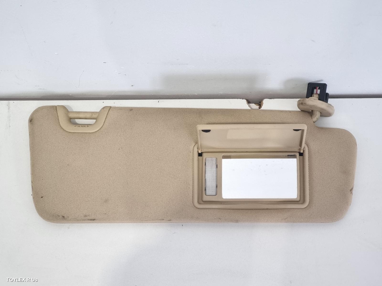 TOYOTA KLUGER 2014 Sunvisor GSU50/GSU55, RH SIDE