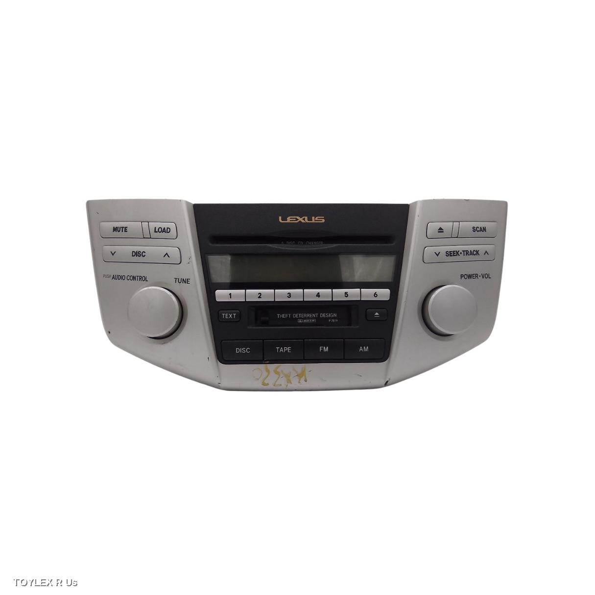 LEXUS RX SERIES 2006 Radio/Cd/Dvd/Sat/Tv RADIO/CD, GSU3/MHU3#