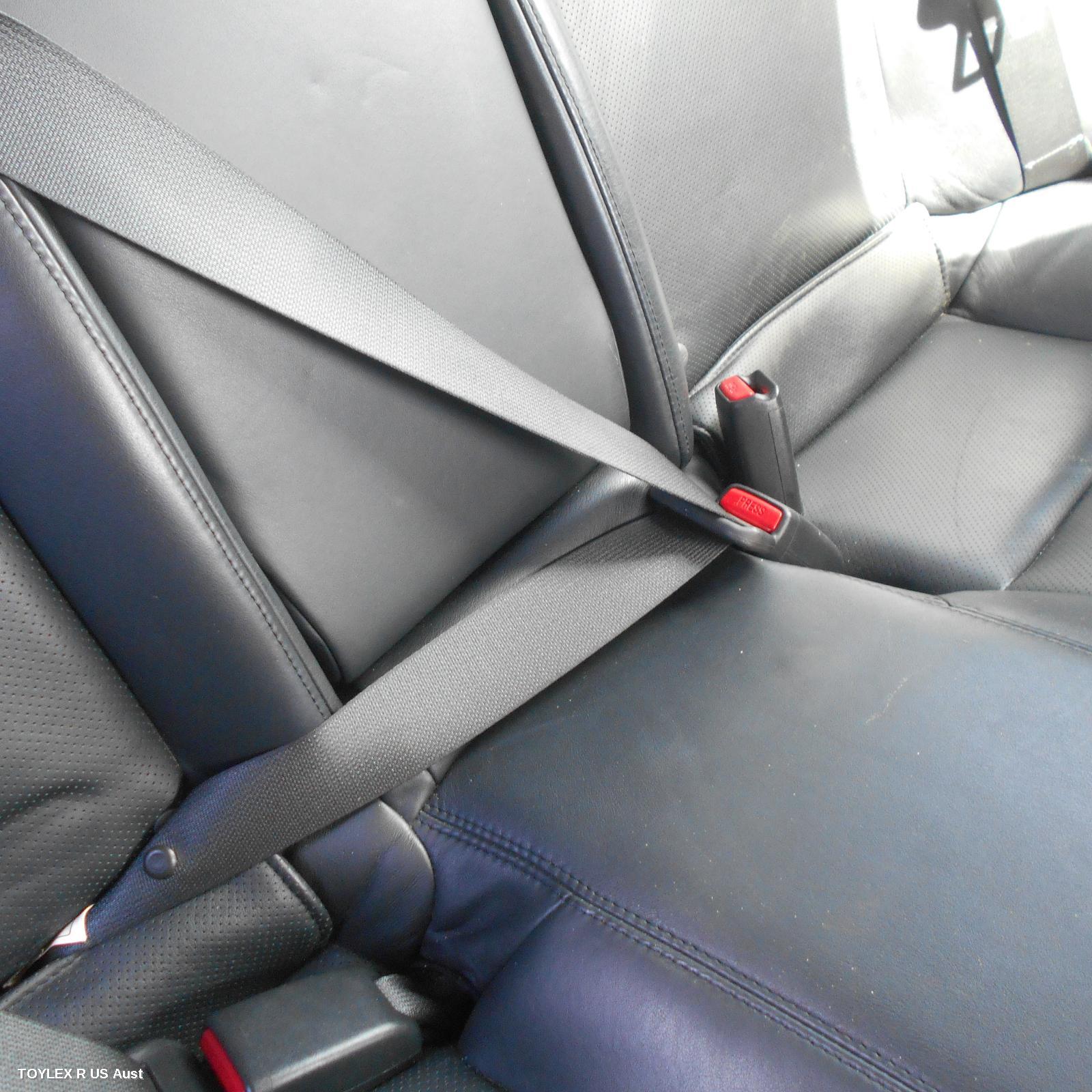 LEXUS IS250/IS250C 2008 Seatbelt/Stalk CENTRE REAR, SEAT BELT STALK ONLY, BLACK, SEDAN, GSE20R