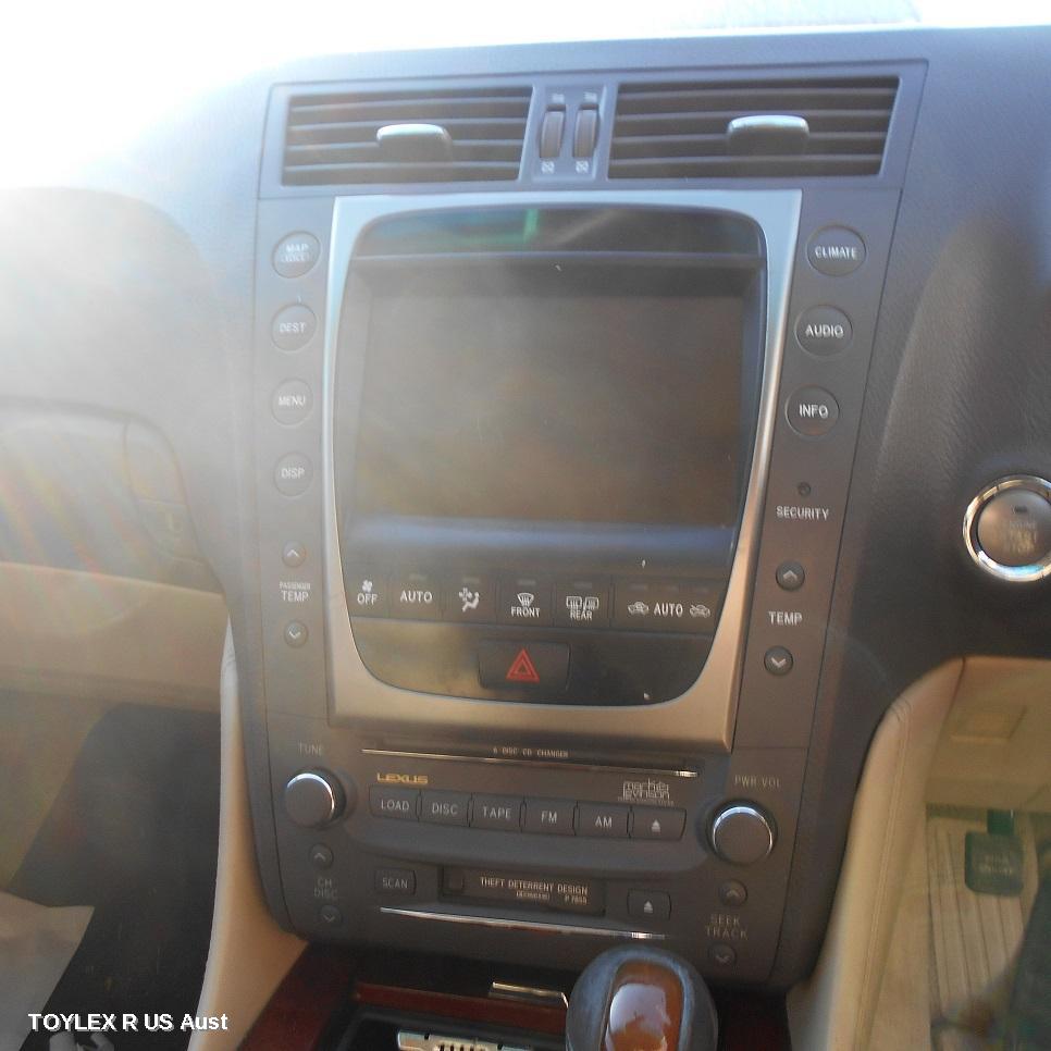 LEXUS GS 2005 Radio/Cd/Dvd/Sat/Tv 190 SERIES