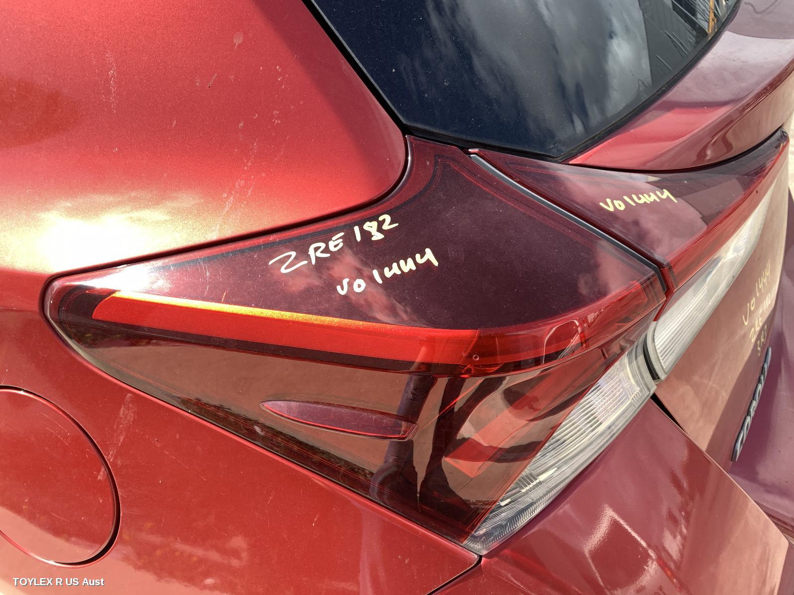 TOYOTA COROLLA 2016 Left Taillight ZRE182R/ZWE186R, HATCH